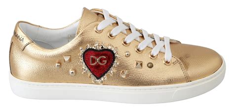 dolce gabbana king gold sneakers|dolce gabbana sneakers online shop.